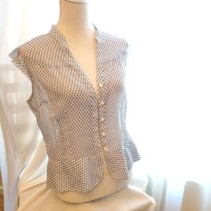 Sheer Tank blue tones